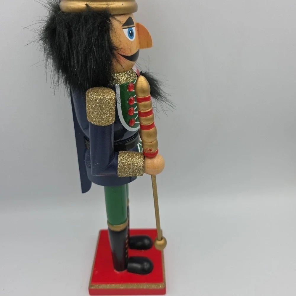 Clever Creations American Red Soldier 14 Inch Traditional Wooden Nutcracker